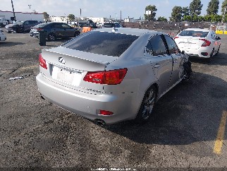 2008 Lexus IS 250, VIN JTHBK262982076435. Фото 4 з 6 з аукціону IAAI. Каталог авто зі США OpenDataCar.
