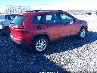 2016 Jeep Cherokee, VIN 1C4PJMAB7GW152772. Фото 4 з 6 з аукціону IAAI. Каталог авто зі США OpenDataCar.