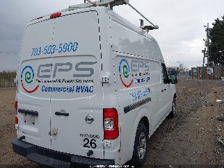 2017 Nissan NV 2500, VIN 1N6BF0LY5HN809076. Фото 4 з 6 з аукціону IAAI. Каталог авто зі США OpenDataCar.