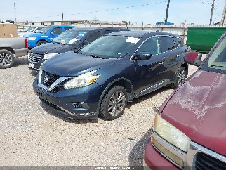 2016 Nissan Murano, VIN 5N1AZ2MG8GN151156. Фото 2 з 6 з аукціону IAAI. Каталог авто зі США OpenDataCar.