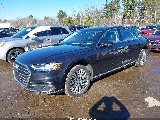 2019 Audi A8, VIN WAU8DAF88KN007534. Фото 2 из 6 с аукциона IAAI. Каталог авто из США OpenDataCar.