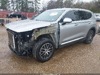 2020 Hyundai Santa Fe, VIN 5NMS33AD7LH220825. Фото 2 из 6 с аукциона IAAI. Каталог авто из США OpenDataCar.