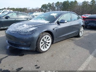2021 Tesla Model 3, VIN 5YJ3E1EA0MF031858. Фото 2 з 6 з аукціону IAAI. Каталог авто зі США OpenDataCar.