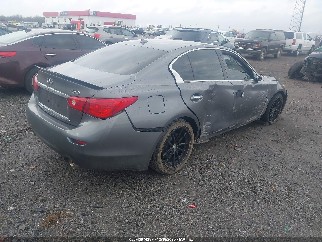 2014 Infiniti Q50, VIN JN1BV7AP8EM685219. Фото 4 з 6 з аукціону IAAI. Каталог авто зі США OpenDataCar.