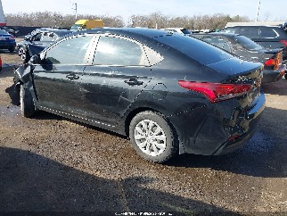 2022 Hyundai Accent, VIN 3KPC24A65NE153909. Фото 3 з 6 з аукціону IAAI. Каталог авто зі США OpenDataCar.