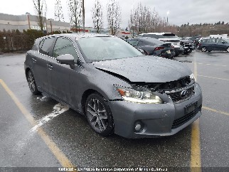 2012 Lexus CT 200, VIN JTHKD5BH4C2097823. Фото 1 з 6 з аукціону IAAI. Каталог авто зі США OpenDataCar.