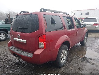 2008 Nissan Pathfinder, VIN 5N1AR18BX8C647761. Фото 4 з 6 з аукціону IAAI. Каталог авто зі США OpenDataCar.