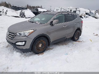 2014 Hyundai Santa Fe, VIN 5XYZT3LB9EG135461. Photo 2 of 6 from IAAI auction. OpenDataCar US salvage catalog.