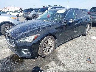 2018 Infiniti Q50, VIN JN1EV7AP9JM350848. Фото 2 з 6 з аукціону IAAI. Каталог авто зі США OpenDataCar.