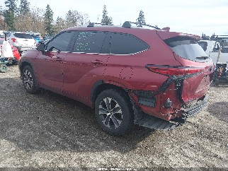 2022 Toyota Highlander, VIN 5TDGZRBHXNS595262. Фото 3 з 6 з аукціону IAAI. Каталог авто зі США OpenDataCar.