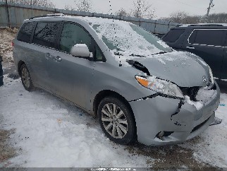 2014 Toyota Sienna, VIN 5TDDK3DC2ES092394. Photo 1 of 6 from IAAI auction. OpenDataCar US salvage catalog.