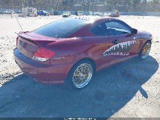 2005 Hyundai Tiburon, VIN KMHHM65D95U181861. Zdjęcie 4 z 6 z aukcji IAAI. Katalog aut z USA OpenDataCar.