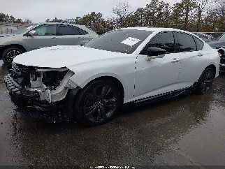 2022 Acura TLX, VIN 19UUB6F57NA002025. Фото 2 з 6 з аукціону IAAI. Каталог авто зі США OpenDataCar.