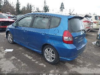 2007 Honda Fit, VIN JHMGD37627S004157. Фото 3 из 6 с аукциона IAAI. Каталог авто из США OpenDataCar.