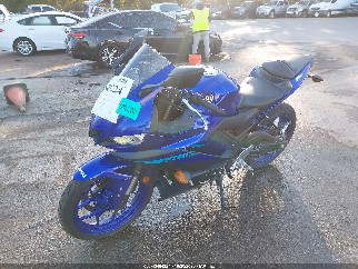 2024 Yamaha YZFR3, VIN MH3RH18Y1RK016355. Photo 2 of 6 from IAAI auction. OpenDataCar US salvage catalog.