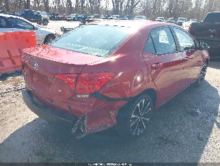 2019 Toyota Corolla, VIN 2T1BURHE9KC134371. Фото 4 з 6 з аукціону IAAI. Каталог авто зі США OpenDataCar.