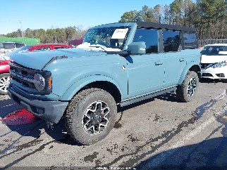 2022 Ford Bronco, VIN 1FMDE5BH5NLB88857. Фото 2 из 6 с аукциона IAAI. Каталог авто из США OpenDataCar.