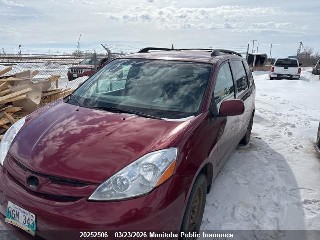 2007 Toyota Sienna, VIN 5TDZK23C37S069436. Фото 2 из 6 с аукциона IAAI. Каталог авто из США OpenDataCar.