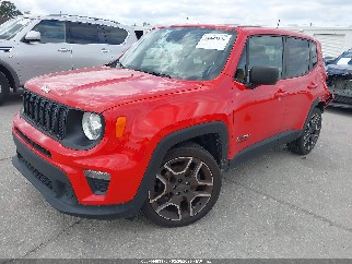 2021 Jeep Renegade, VIN ZACNJCAB6MPM12733. Фото 2 из 6 с аукциона IAAI. Каталог авто из США OpenDataCar.