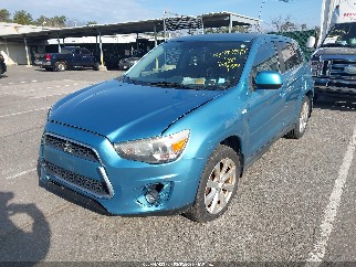 2013 Mitsubishi Outlander Sport, VIN 4A4AR4AU9DE013589. Photo 2 of 6 from IAAI auction. OpenDataCar US salvage catalog.