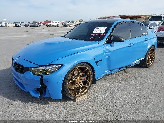 2018 Bmw M3, VIN WBS8M9C52J5J78170. Фото 2 из 6 с аукциона IAAI. Каталог авто из США OpenDataCar.