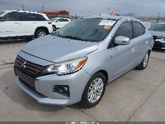 2021 Mitsubishi Mirage, VIN ML32FVFJ2MHF05524. Photo 2 of 6 from IAAI auction. OpenDataCar US salvage catalog.