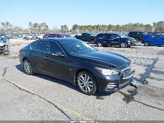 2017 Infiniti Q50, VIN JN1CV7AP2HM641886. Photo 1 of 6 from IAAI auction. OpenDataCar US salvage catalog.