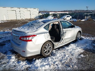 2013 Nissan Sentra, VIN 3N1AB7AP9DL722534. Фото 4 з 6 з аукціону IAAI. Каталог авто зі США OpenDataCar.