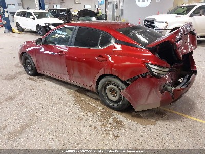 2023 Nissan Sentra, VIN 3N1AB8CV7PY248284. Фото 3 из 6 с аукциона IAAI. Каталог авто из США OpenDataCar.