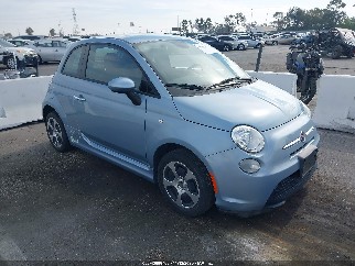 2015 Fiat 500E, VIN 3C3CFFGE0FT726120. Фото 1 из 6 с аукциона IAAI. Каталог авто из США OpenDataCar.