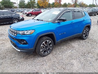 2022 Jeep Compass, VIN 3C4NJDCB5NT154592. Фото 2 з 6 з аукціону IAAI. Каталог авто зі США OpenDataCar.