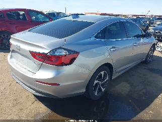 2022 Honda Insight, VIN 19XZE4F59NE005974. Фото 4 из 6 с аукциона IAAI. Каталог авто из США OpenDataCar.