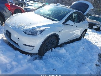 2022 Tesla Model Y, VIN 7SAYGDEE4NA010811. Фото 2 з 6 з аукціону IAAI. Каталог авто зі США OpenDataCar.