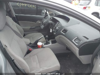 2013 Honda Civic, VIN 2HGFB2E46DH012216. Zdjęcie 5 z 6 z aukcji IAAI. Katalog aut z USA OpenDataCar.