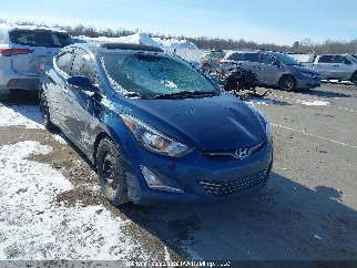 2016 Hyundai Elantra, VIN KMHDH4AH6GU554633. Фото 1 из 6 с аукциона IAAI. Каталог авто из США OpenDataCar.