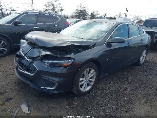 2016 Chevrolet Malibu, VIN 1G1ZE5ST0GF300795. Фото 2 з 6 з аукціону IAAI. Каталог авто зі США OpenDataCar.
