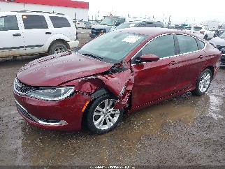 2016 Chrysler 200, VIN 1C3CCCAB3GN106076. Фото 2 з 6 з аукціону IAAI. Каталог авто зі США OpenDataCar.