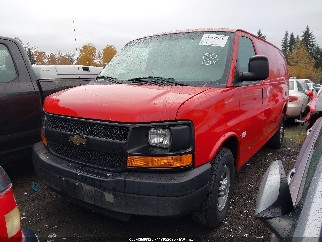 2014 Chevrolet Express 3500, VIN 1GCZGTCA6E1196553. Zdjęcie 2 z 6 z aukcji IAAI. Katalog aut z USA OpenDataCar.