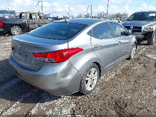 2013 Hyundai Elantra, VIN KMHDH4AEXDU712571. Фото 4 з 6 з аукціону IAAI. Каталог авто зі США OpenDataCar.