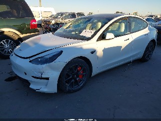 2023 Tesla Model 3, VIN 5YJ3E1EA0PF542183. Фото 2 з 6 з аукціону IAAI. Каталог авто зі США OpenDataCar.