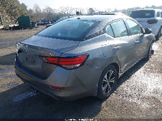 2020 Nissan Sentra, VIN 3N1AB8CVXLY259581. Zdjęcie 4 z 6 z aukcji IAAI. Katalog aut z USA OpenDataCar.