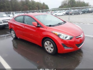 2016 Hyundai Elantra, VIN KMHDH4AE4GU543300. Фото 1 з 6 з аукціону IAAI. Каталог авто зі США OpenDataCar.