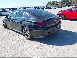 2021 Hyundai Sonata, VIN 5NPEL4JA0MH122409. Фото 3 з 6 з аукціону IAAI. Каталог авто зі США OpenDataCar.