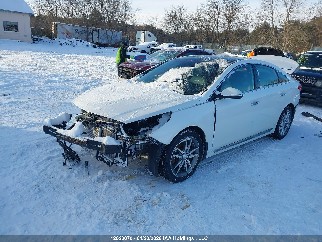 2017 Hyundai Sonata, VIN 5NPE34AB6HH463425. Фото 2 из 6 с аукциона IAAI. Каталог авто из США OpenDataCar.