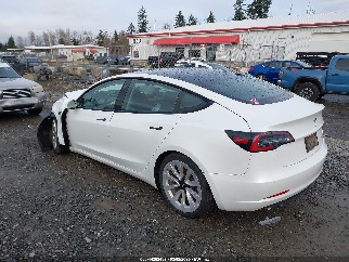 2022 Tesla Model 3, VIN 5YJ3E1EB5NF360369. Фото 3 з 6 з аукціону IAAI. Каталог авто зі США OpenDataCar.