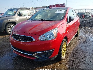 2020 Mitsubishi Mirage, VIN ML32A5HJ9LH003732. Фото 2 з 6 з аукціону IAAI. Каталог авто зі США OpenDataCar.
