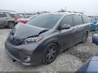 2017 Toyota Sienna, VIN 5TDXZ3DC0HS836281. Фото 2 з 6 з аукціону IAAI. Каталог авто зі США OpenDataCar.