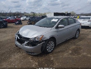 2014 Nissan Sentra, VIN 3N1AB7APXEY209376. Фото 2 из 6 с аукциона IAAI. Каталог авто из США OpenDataCar.