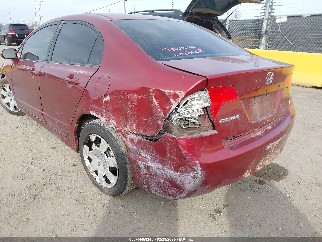 2008 Honda Civic, VIN 2HGFA16528H536652. Zdjęcie 6 z 6 z aukcji IAAI. Katalog aut z USA OpenDataCar.
