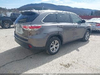 2014 Toyota Highlander, VIN 5TDJKRFH7ES053668. Фото 4 из 6 с аукциона IAAI. Каталог авто из США OpenDataCar.